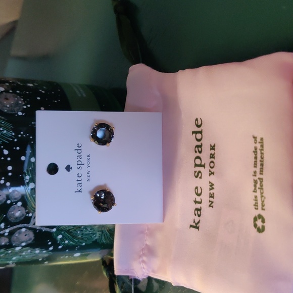 Kate Spade NWT earrings Black diamond - Picture 8 of 8
